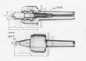 Центр Вращающийся  КМ-6 усиленный,высокоскоростной,с повыш-ой точностью 2000 об/мин биение 0,01 "CNIC" (HM-D516)