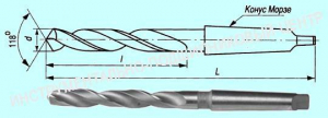 Сверло d100,0  к/х Р6АМ5 "CNIC"