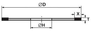 Диск отрезной алмазный 1A1R 200х1,2х5х32 АС15 160/125 М2-01 50% 16,2 кар. (Полтава)